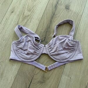 Hollister Lilac Jacquard Bikini Top